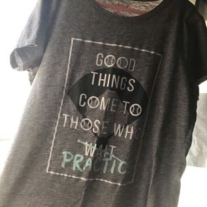 This is a inspirational soft ball tee!